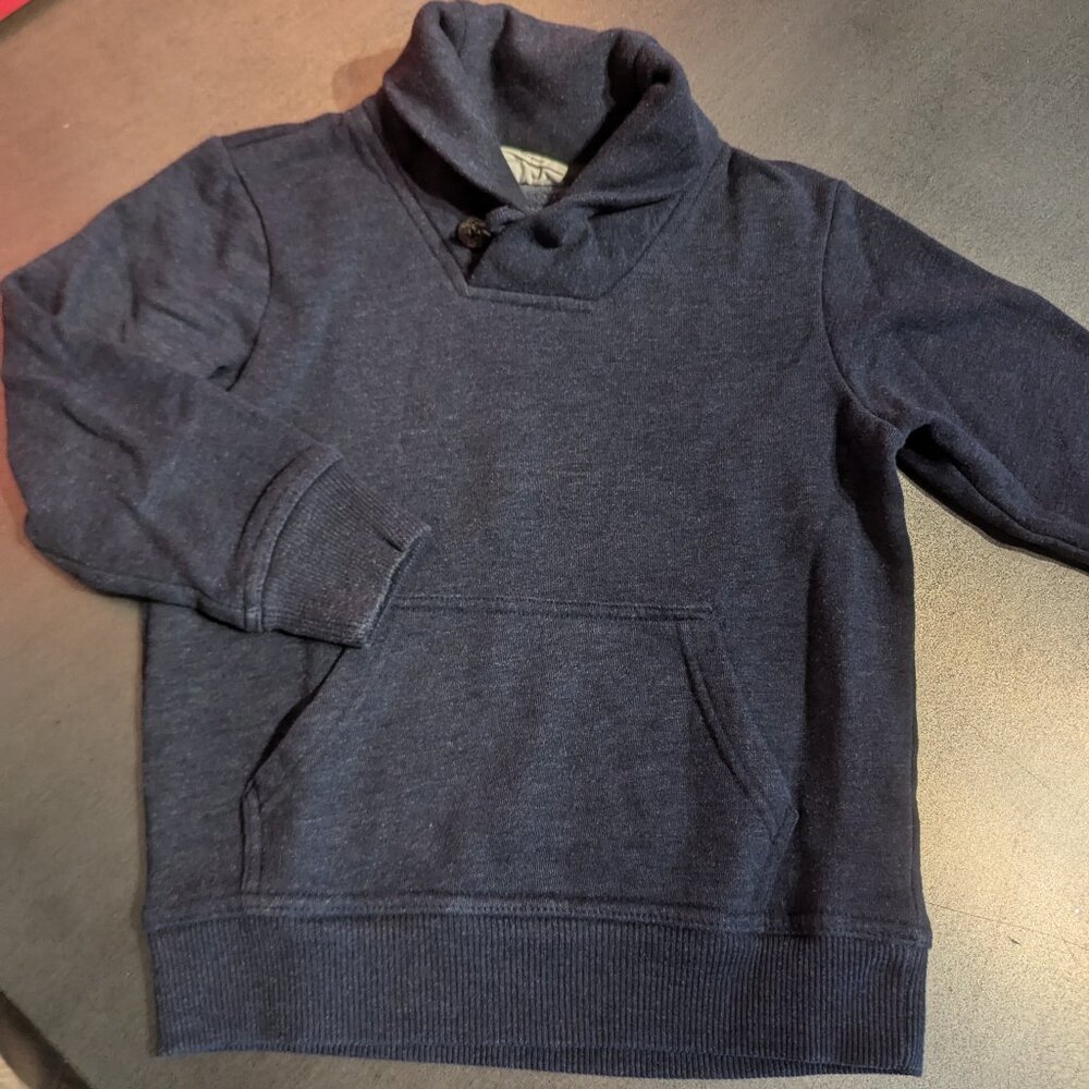 Crazy 8 Fleece Pullover high collar, front pocket 5-6